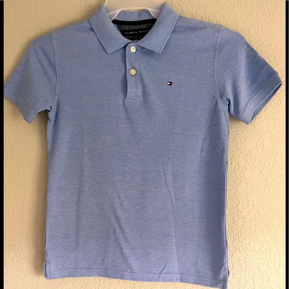 Tommy Hilfiger polo Boys (12-14) Medium, light blue